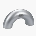 DIN Stainless Steel Sand Rolling Welded Pipe 180 Degree Elbow