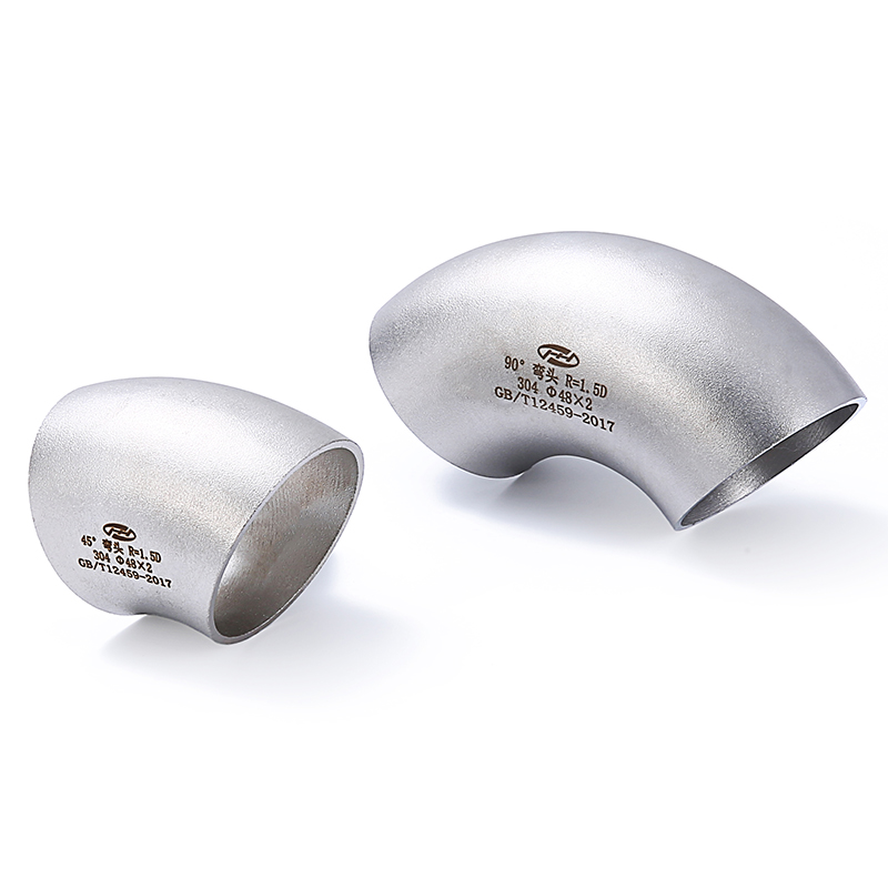 ANSI Stainless Steel 90 Degree 1 Inch Chamfering Acid Cleaning Elbow