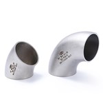 304 Welding Chamfering Seamless Stainless Steel Pipe Fittings Elbow