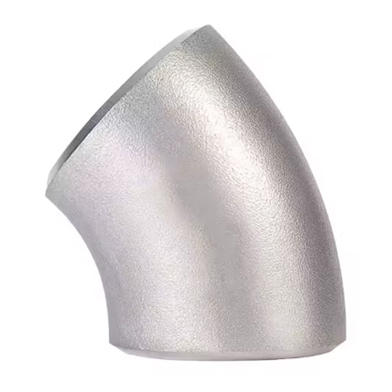 Stainless Steel 2205 JIS 45 Degree Long Radius Sand Rolling Elbow