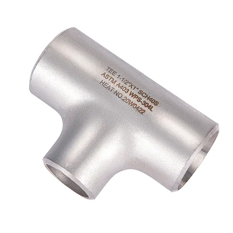 ASME/ANSI B16.9 Welded  Stainless Steel Chamfering Tee