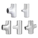 ANSI 1 2 Acid Cleaning 316 Stainless Steel reducing Tee