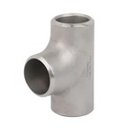 ASME B16.5  S31803 Stainless Steel Butt Welded Chamfering Equal Tee
